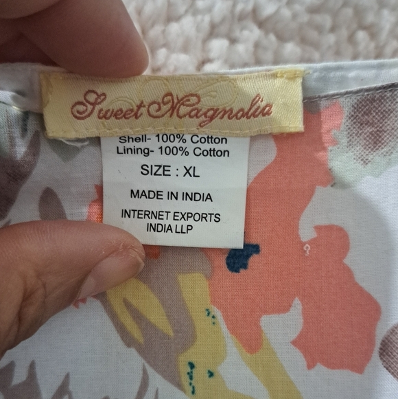 Sweet Magnolia Women's Floral Sun Dress - Picture 5 of 6